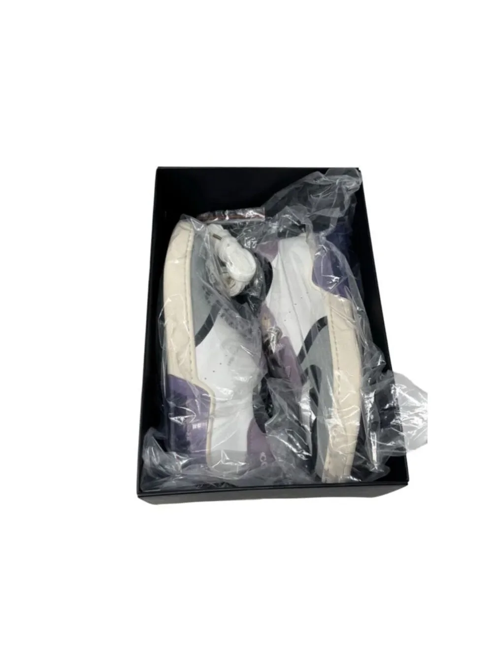 Coach Citysole Sue Court Sneakers 7.5 White/Soft Lavender in box